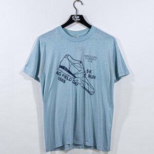 Agricultural Economics Club 5K Rutgers Cook College T-Shirt Large VTG 80s